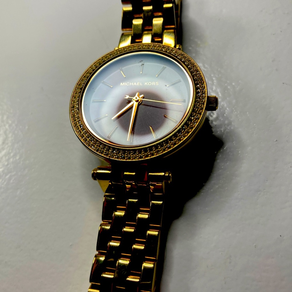 Gold color Michael Kors watch